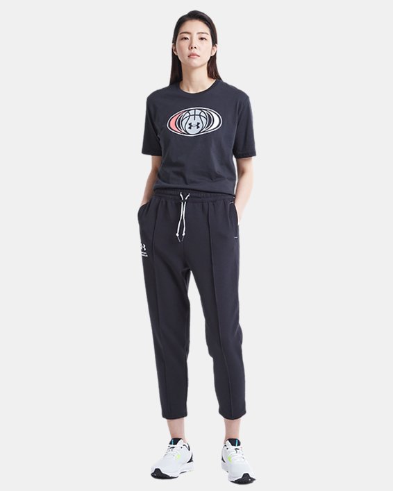 Women's UA Summit Knit Ankle Pants in Black image number 2